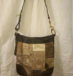 Coach patch work purse